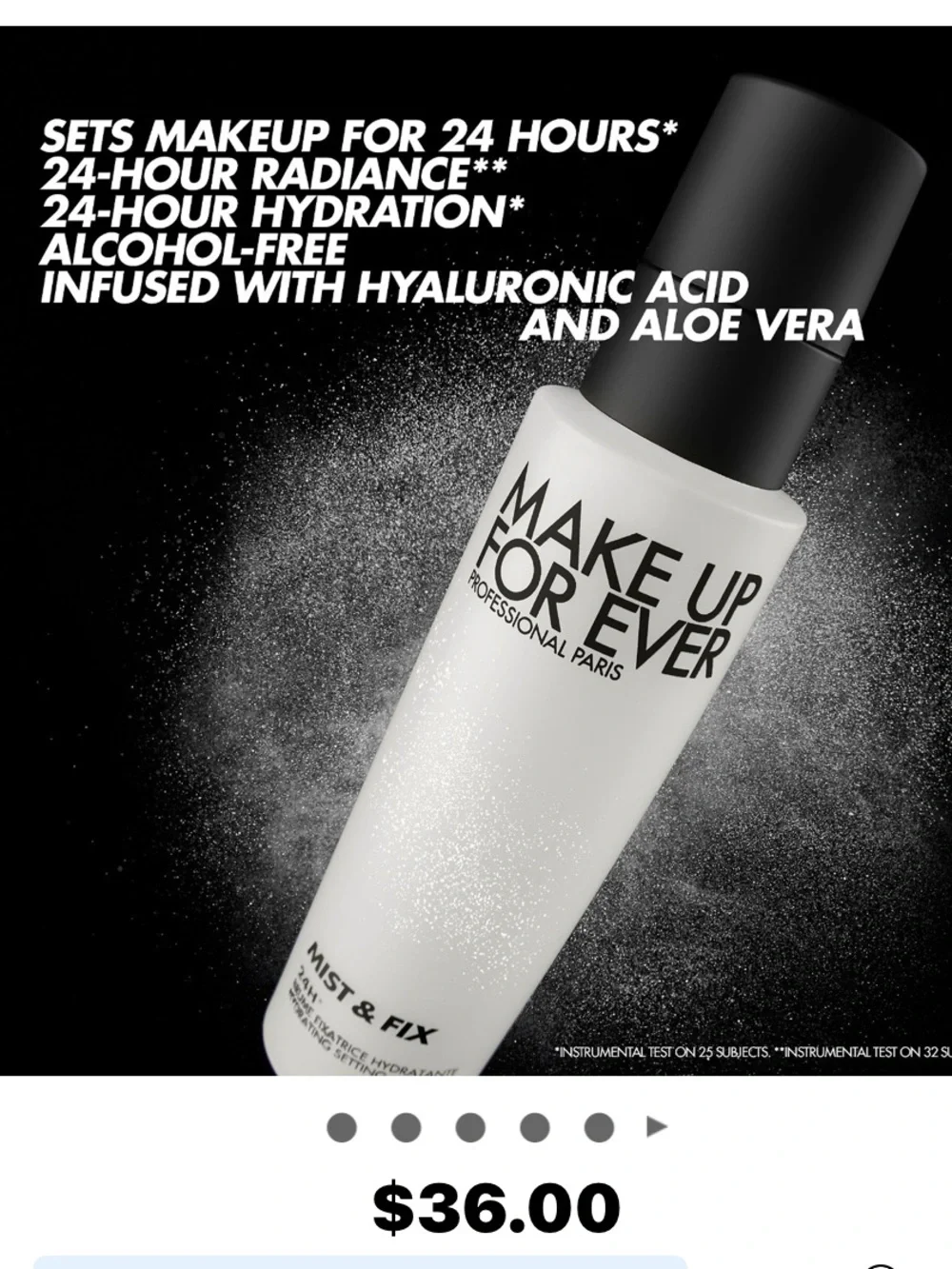 Makeup Forever Mist & Fix Hydrating Setting Mist